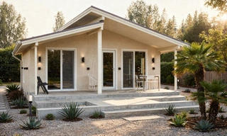 modern detached backyard ADU home design and build project by America ADU in Los Angeles