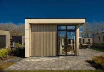 modern compact backyard accessory dwelling unit exterior built by America ADU in Los Angeles